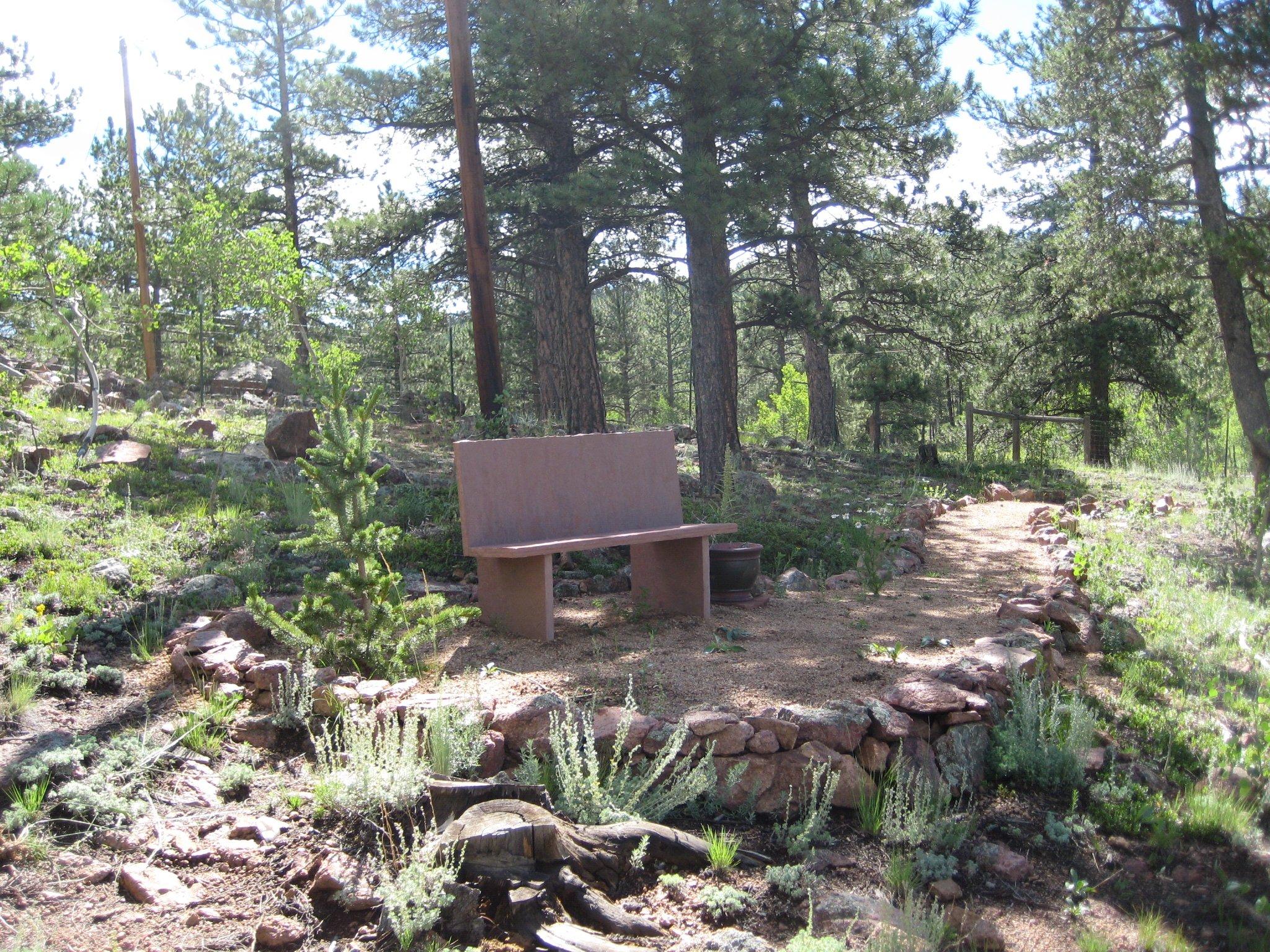 Custom Flagstone Bench