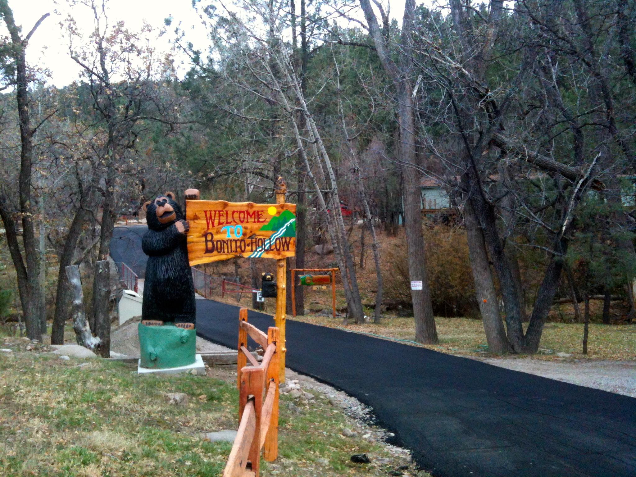 Entrance into park