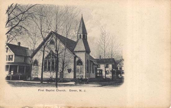 Postcard of Original Church building