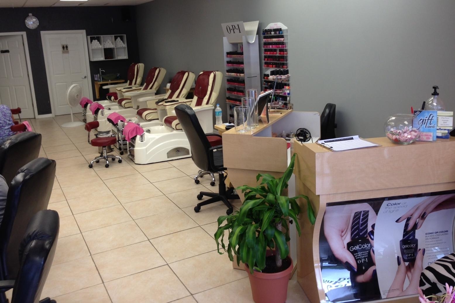 Relax in one of our massaging pedicure chairs while we pamper your feet.