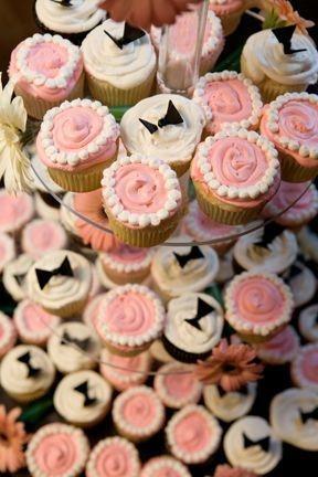 Bride and Groom Cupcakes