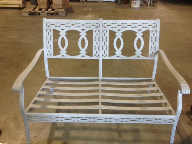 Powder coated patio furniture