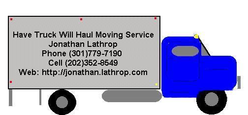 Have Truck Will Haul Moving Service