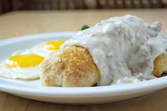 Stuffed Biscuits and Gravy