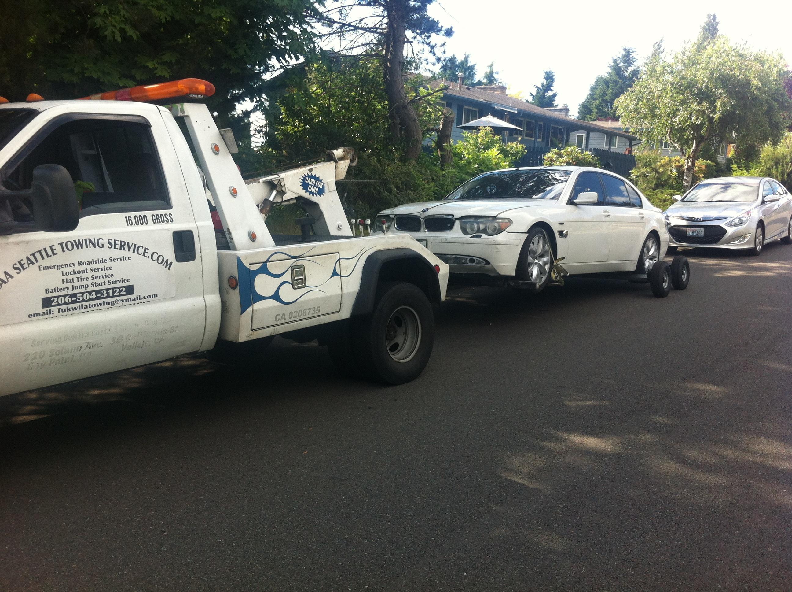 We tow cars trucks 4x4