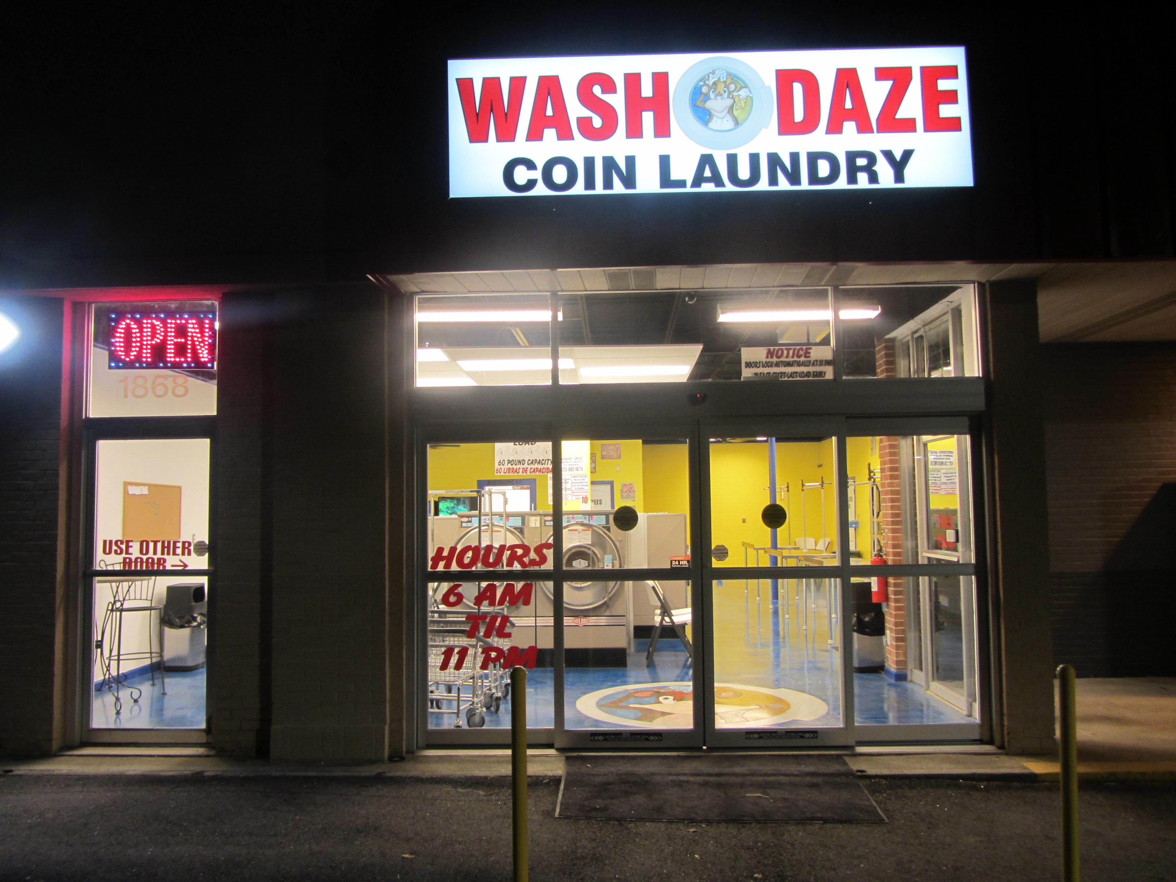 Front of Laundromat