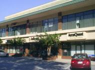 Look for this building to find the Peachtree City AccuQuest Hearing Center