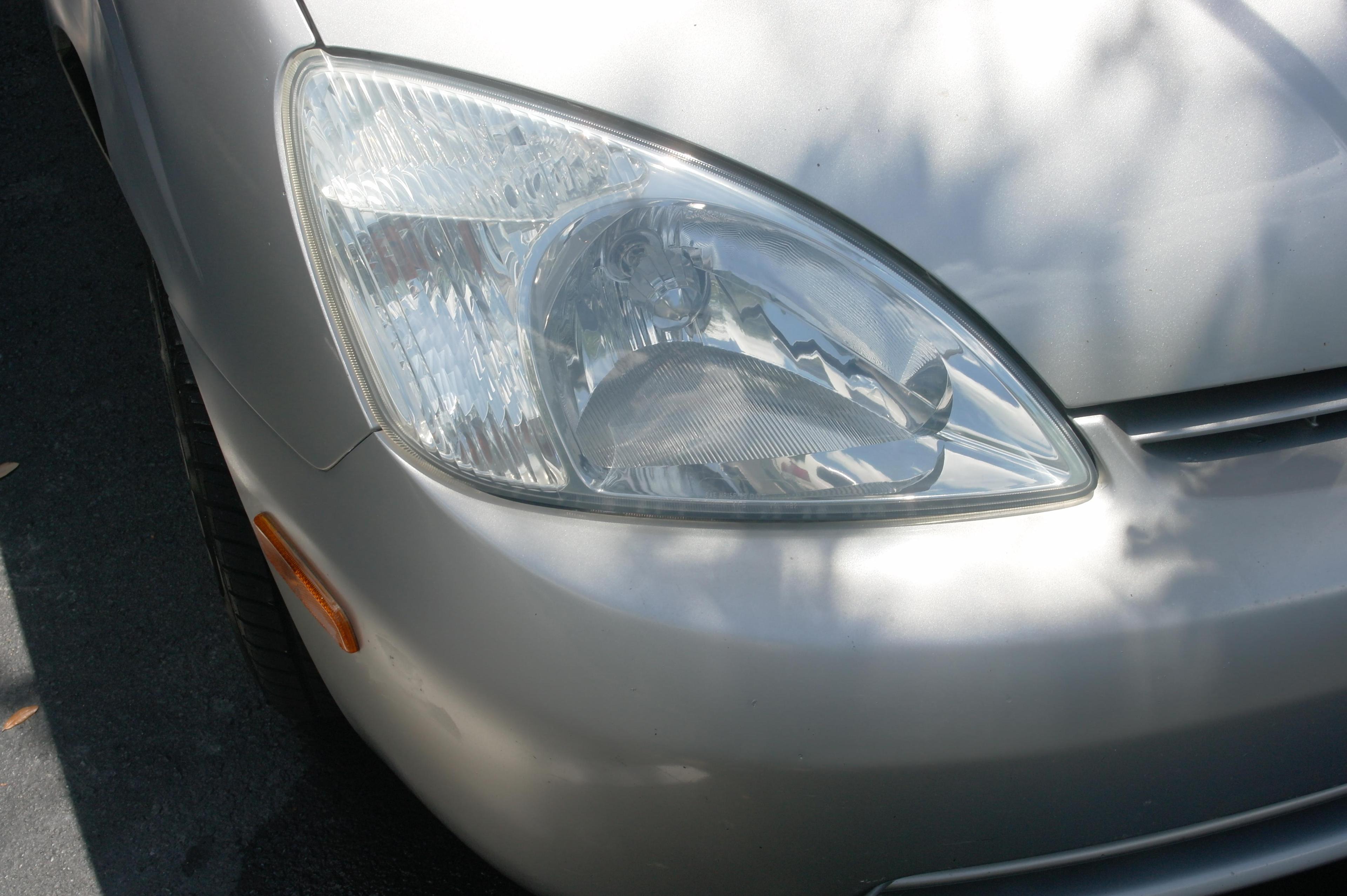 Headlight Restoration Cleaning After