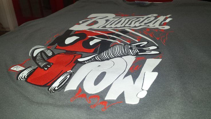 Branded offers custom printing with specialty ink www.brandedscreenprinting.com