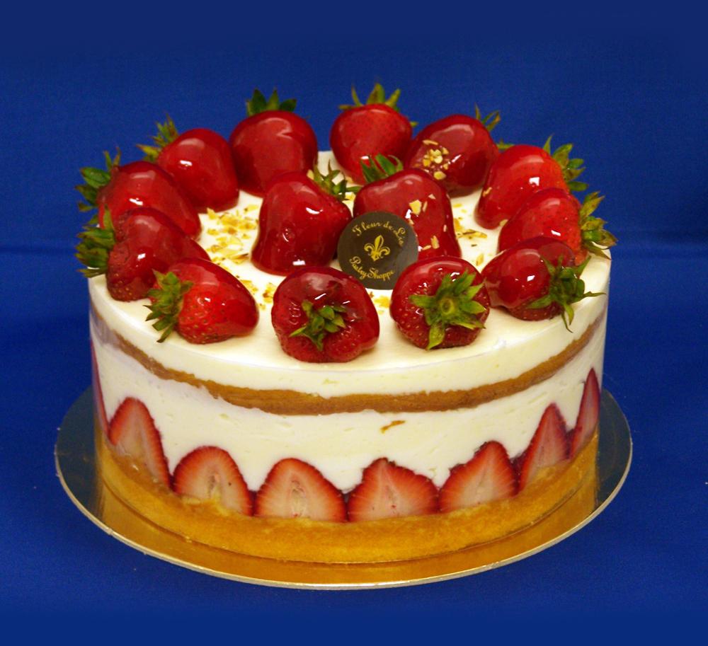 Our signature Strawberry Bavarian Cream Cheese Cake