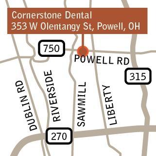 Cornerstone Dental Map