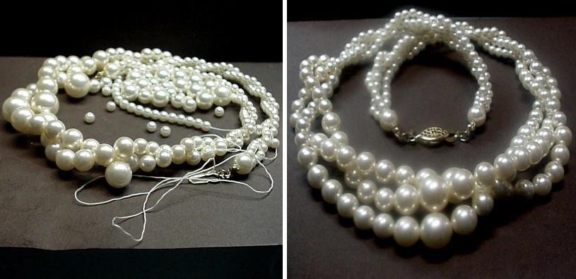 pearl necklace repair