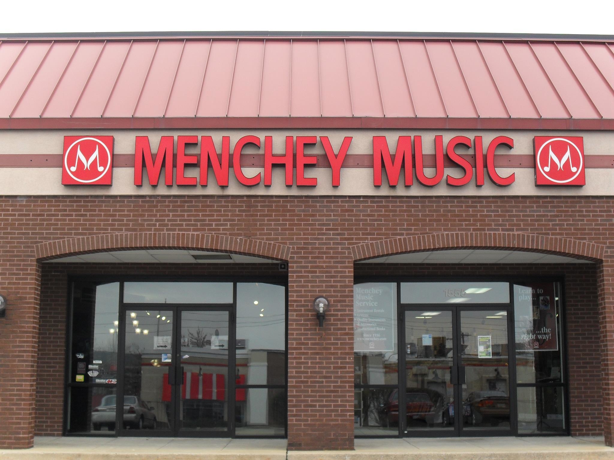 Storefront of our Lancaster music shop.