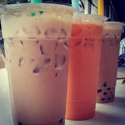 Milk tea or Thai Tea Boba