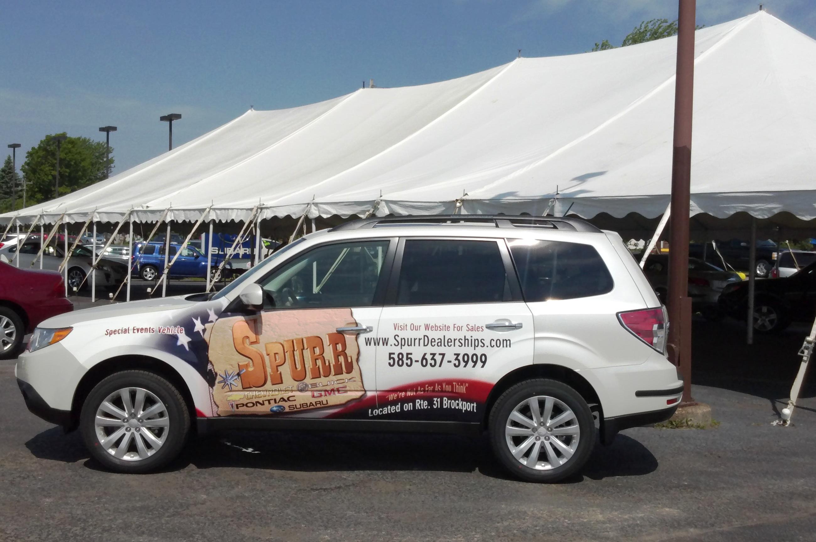 Spurr Summer Events Vehicle