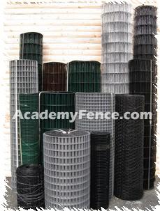 Academy Welded Wire Fence -  Vinyl Coated and Galvanized