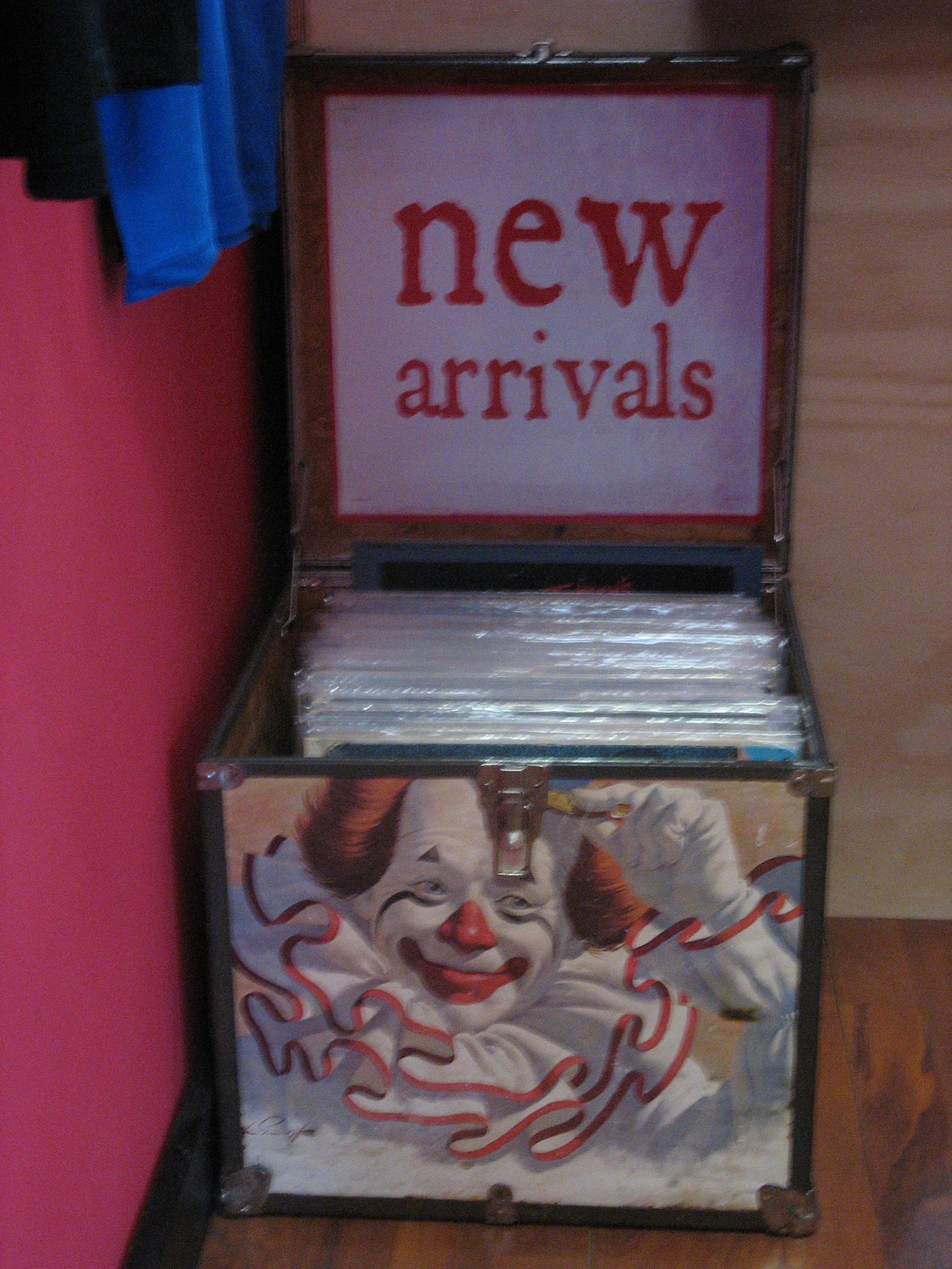 beware the new arrivals box if you fear clowns...