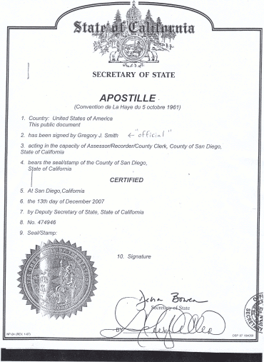 Apostille Service