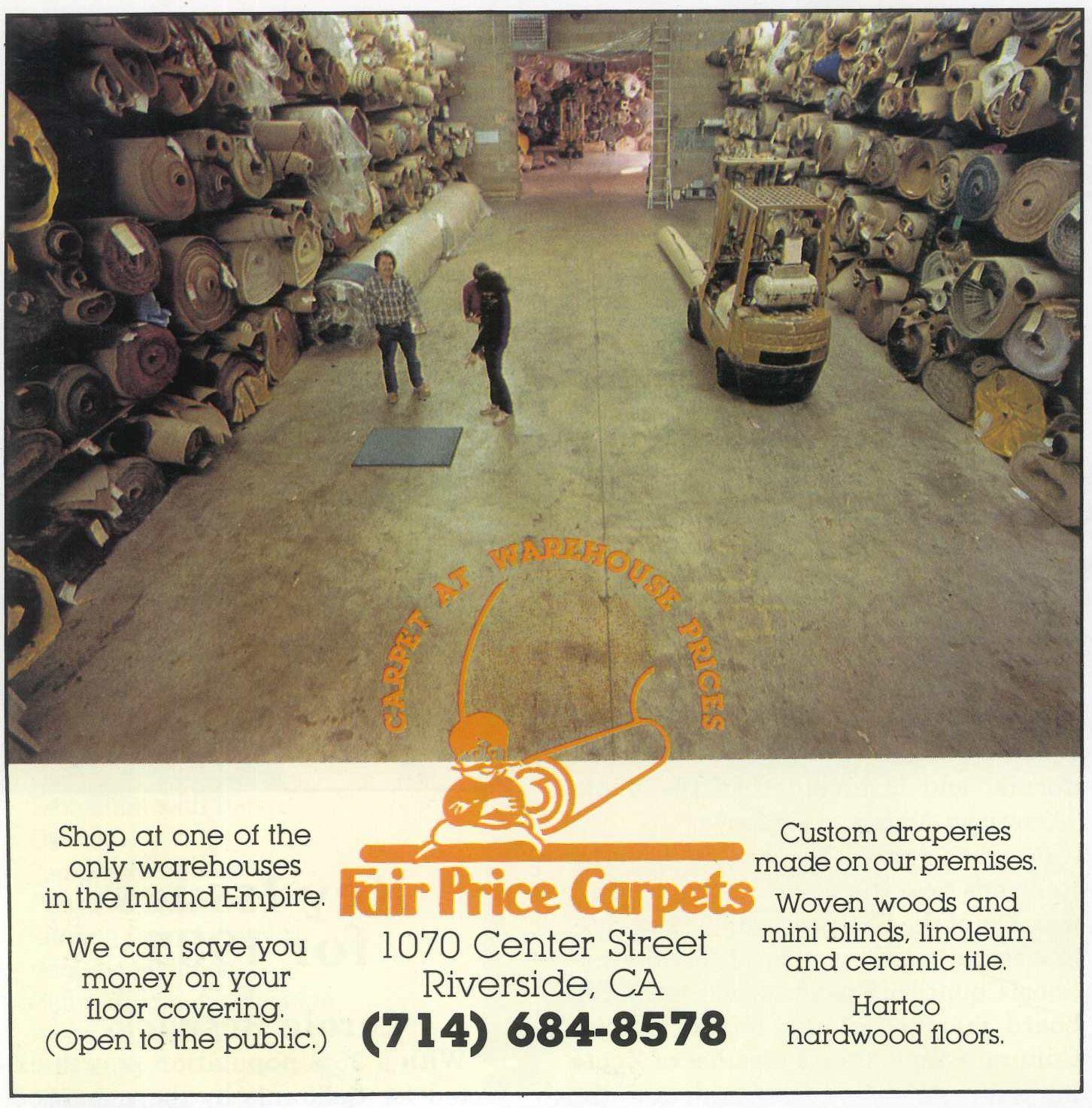 Fair Price Inland Empire Magazine - 1985