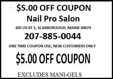 $5.00 Off Nail Salon Coupon