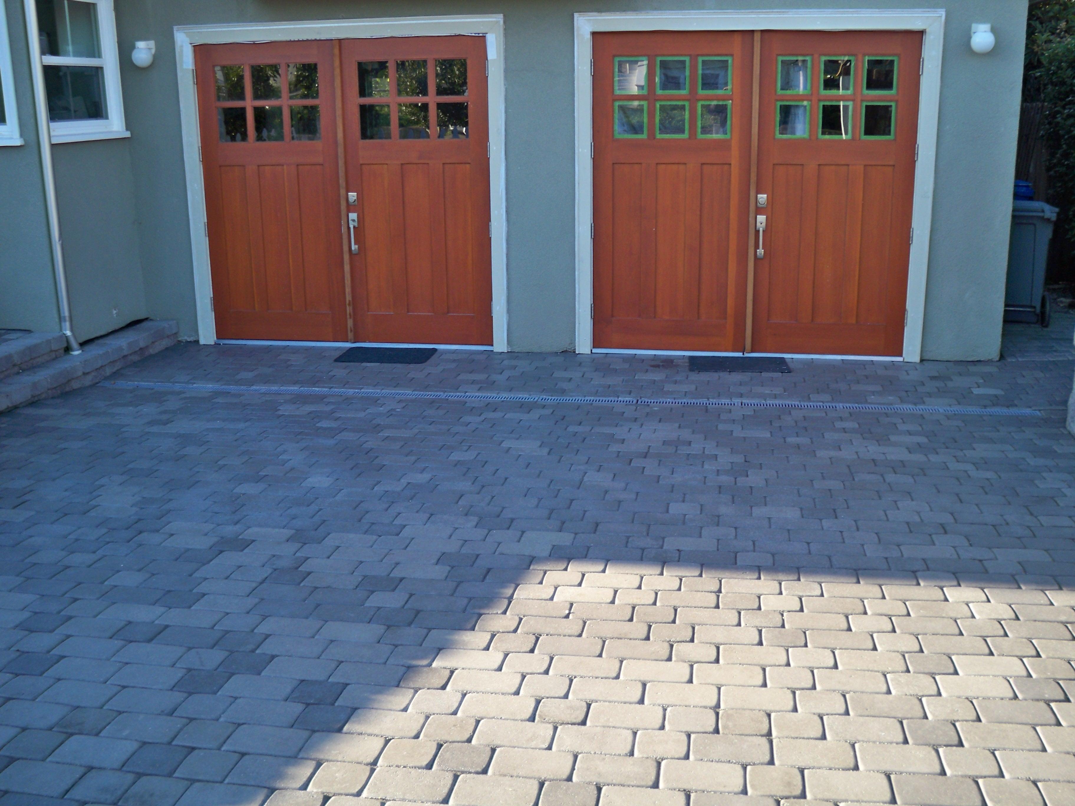 Gray Paver Driveway