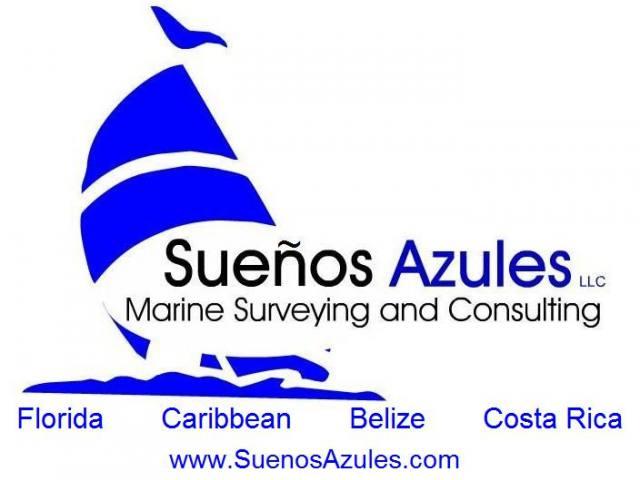 Suenos Azules Marine Surveying Logo