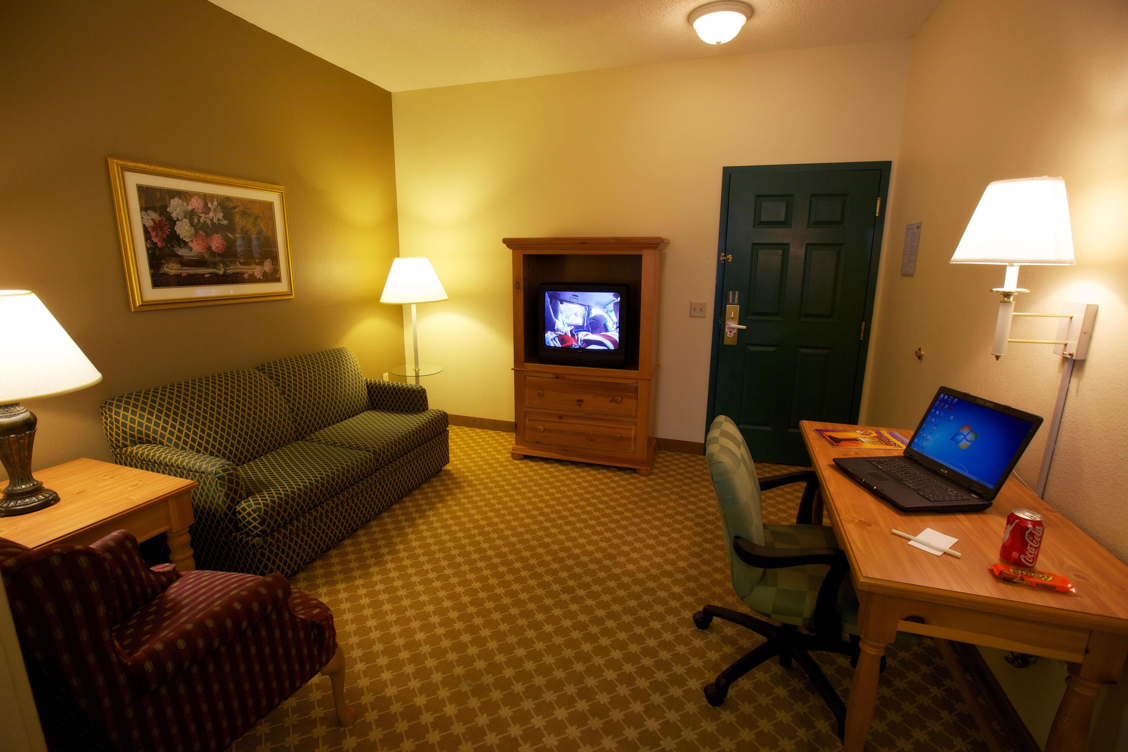 Two-room suite with sleeper sofa in the living room