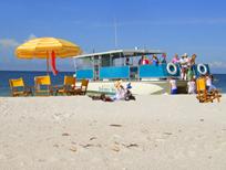 Shell the pristine beach of the barrier island, North Captiva!