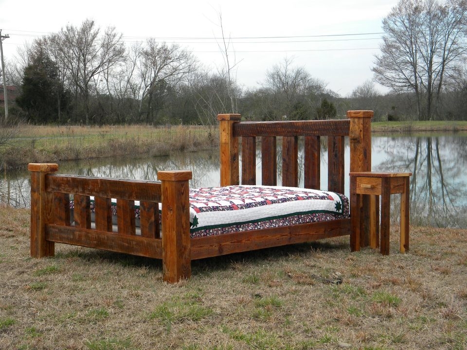 Bed and Side Table