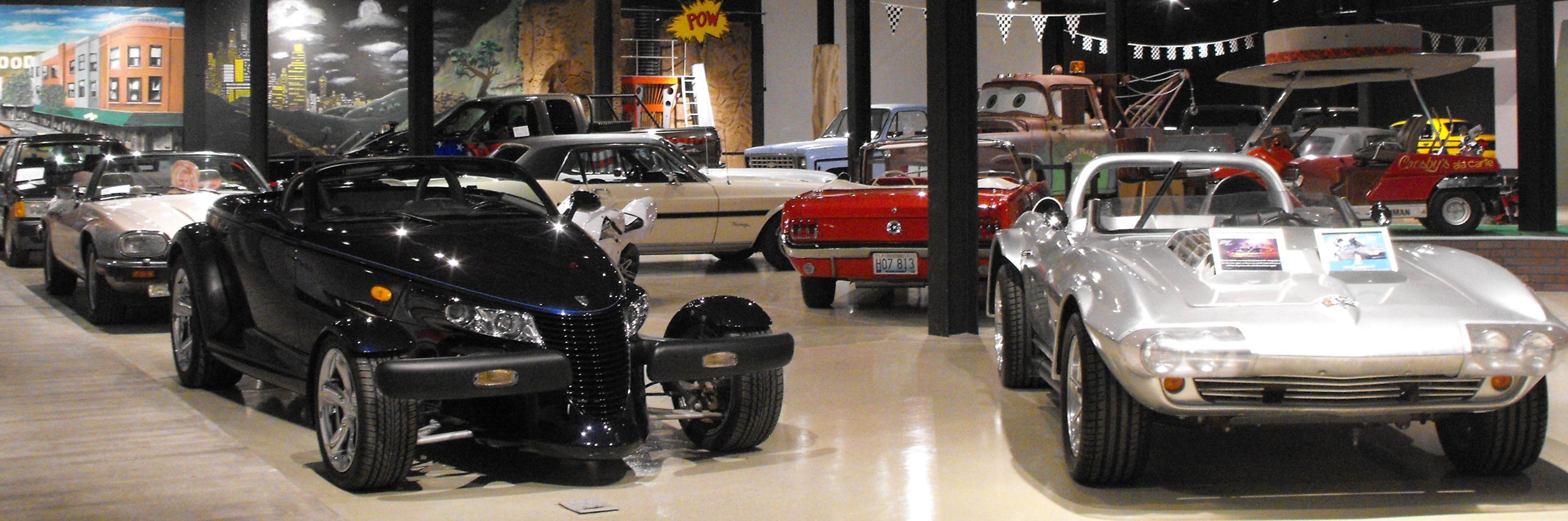 Celebrity Car Museum, Showroom.