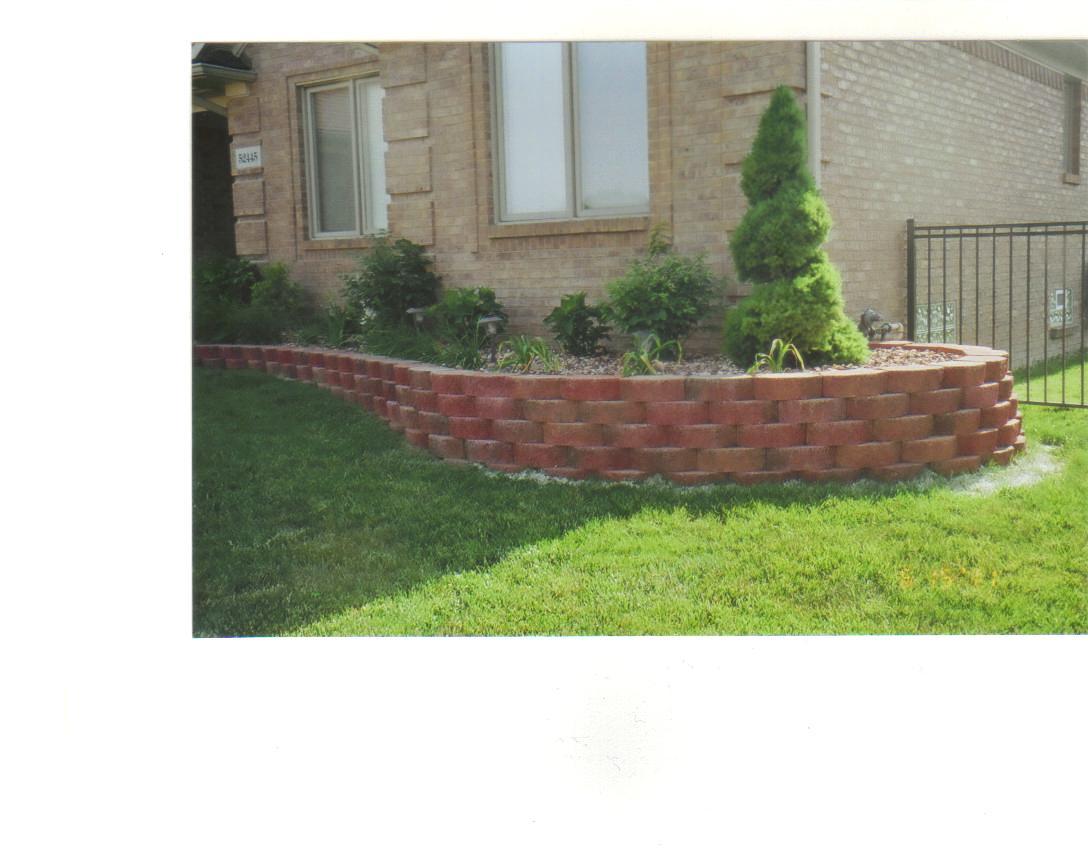 John & Karen's Retaining Wall.