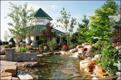 View of the Gazebo outside The Loft