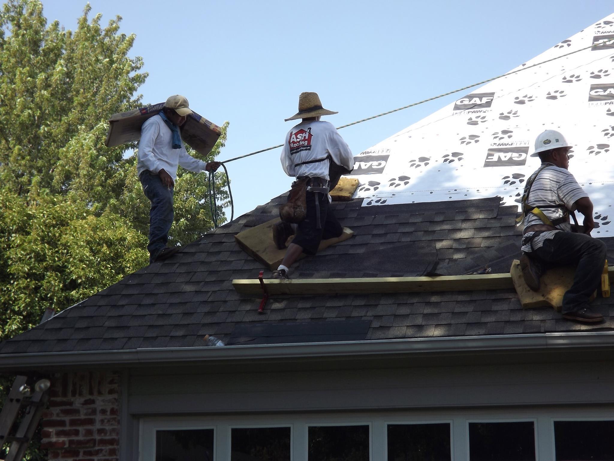 Steep roof