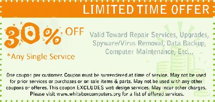 30% off Any Service. Print & Use Anytime!