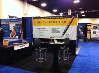 Rent-A-Bookkeeper booth at FICPA Expo 2011