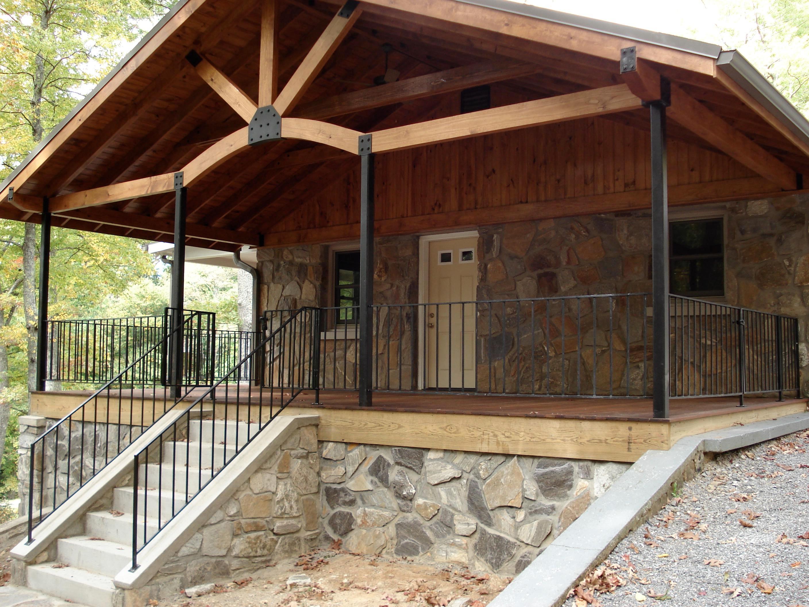 Front Porch remodel by Breitzke Carpentry