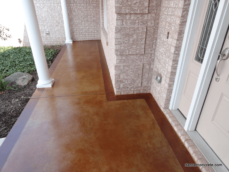 Stained Concrete Patio