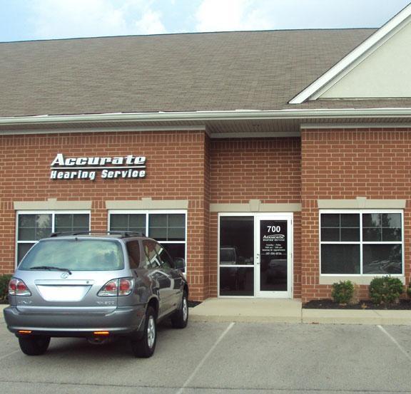 Look for this building to find the Indianapolis AccuQuest Hearing Center