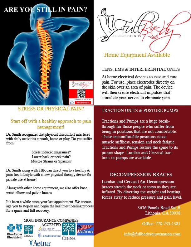 Flyer Design www.fullbodyrejuvenation.com