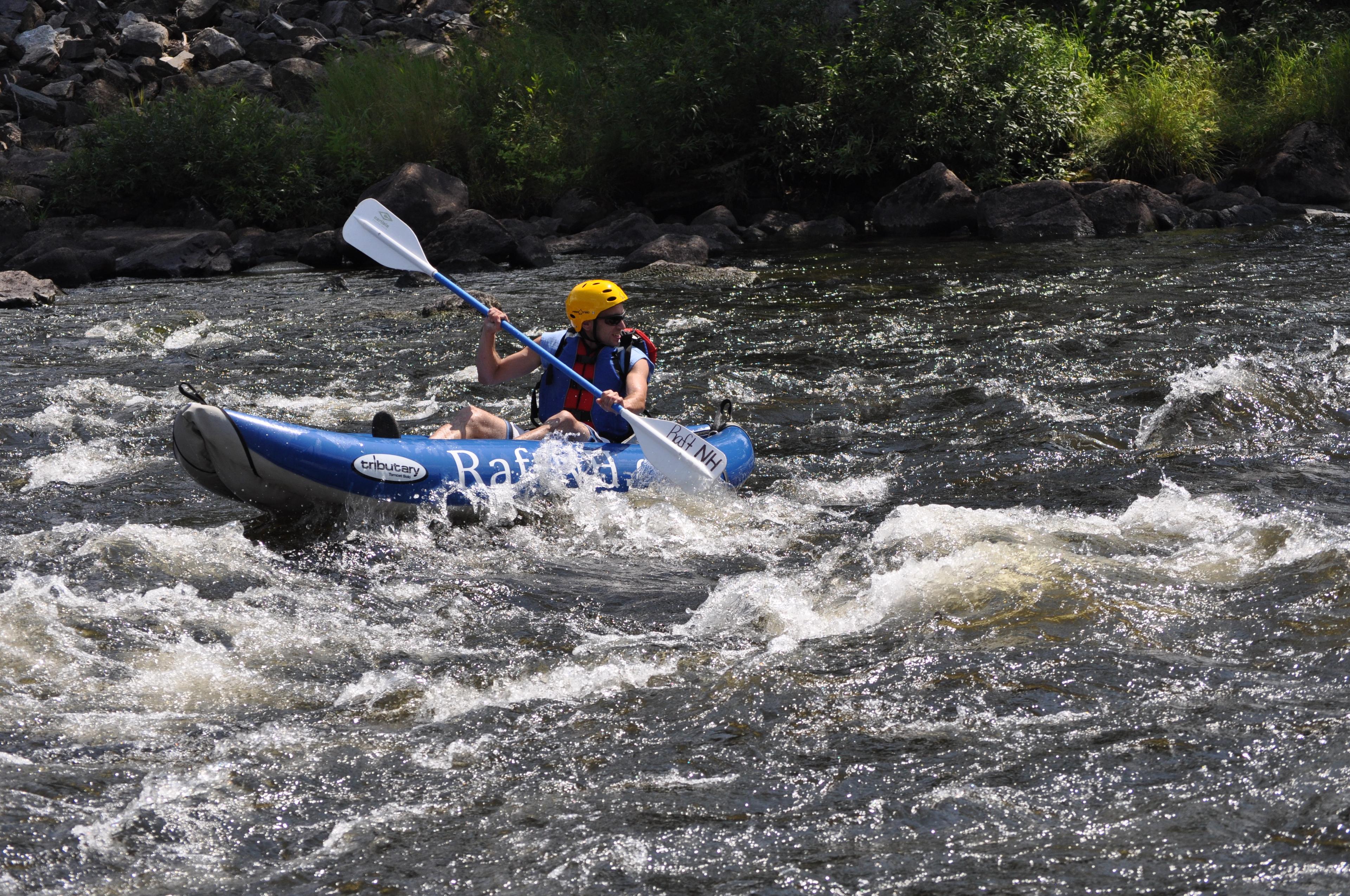 A Raft NH Ducky trip - Inflatable kayaks