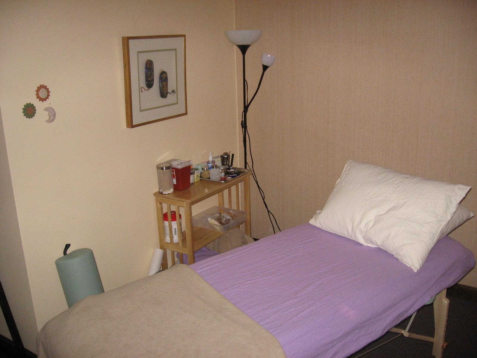 One of the treatment rooms