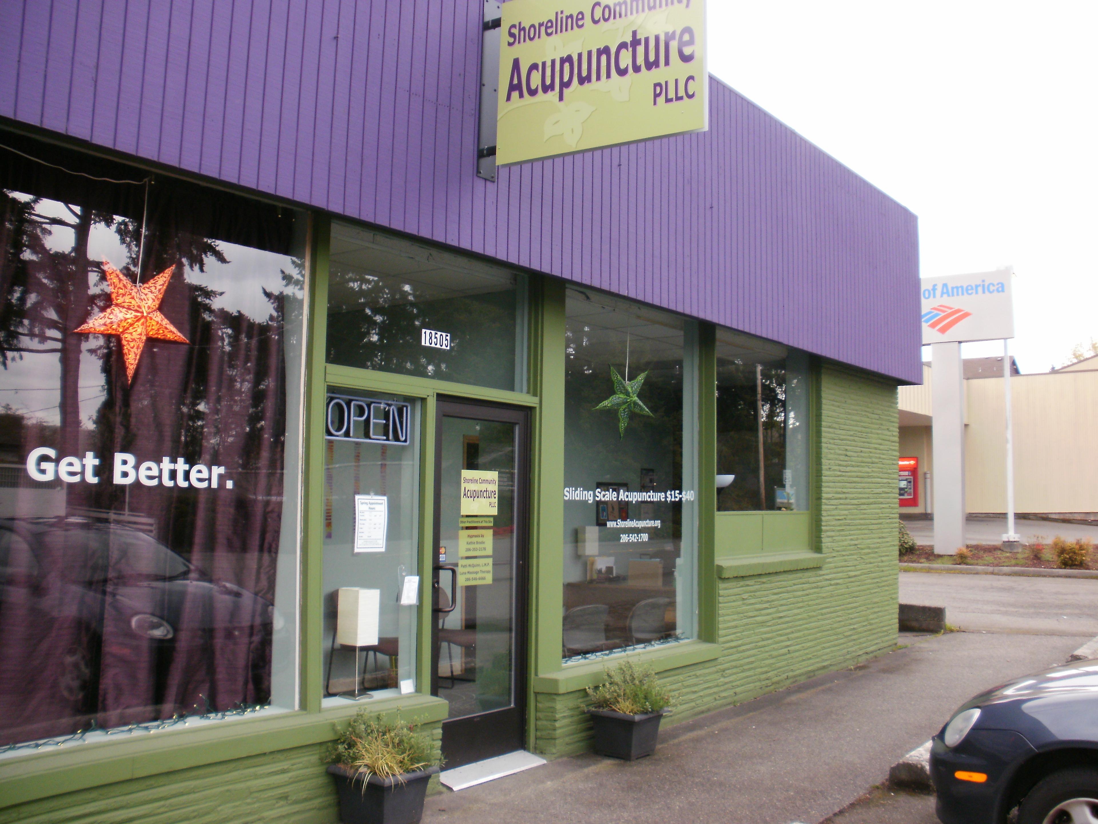 Located inside the Shoreline Community Acupuncture Clinic