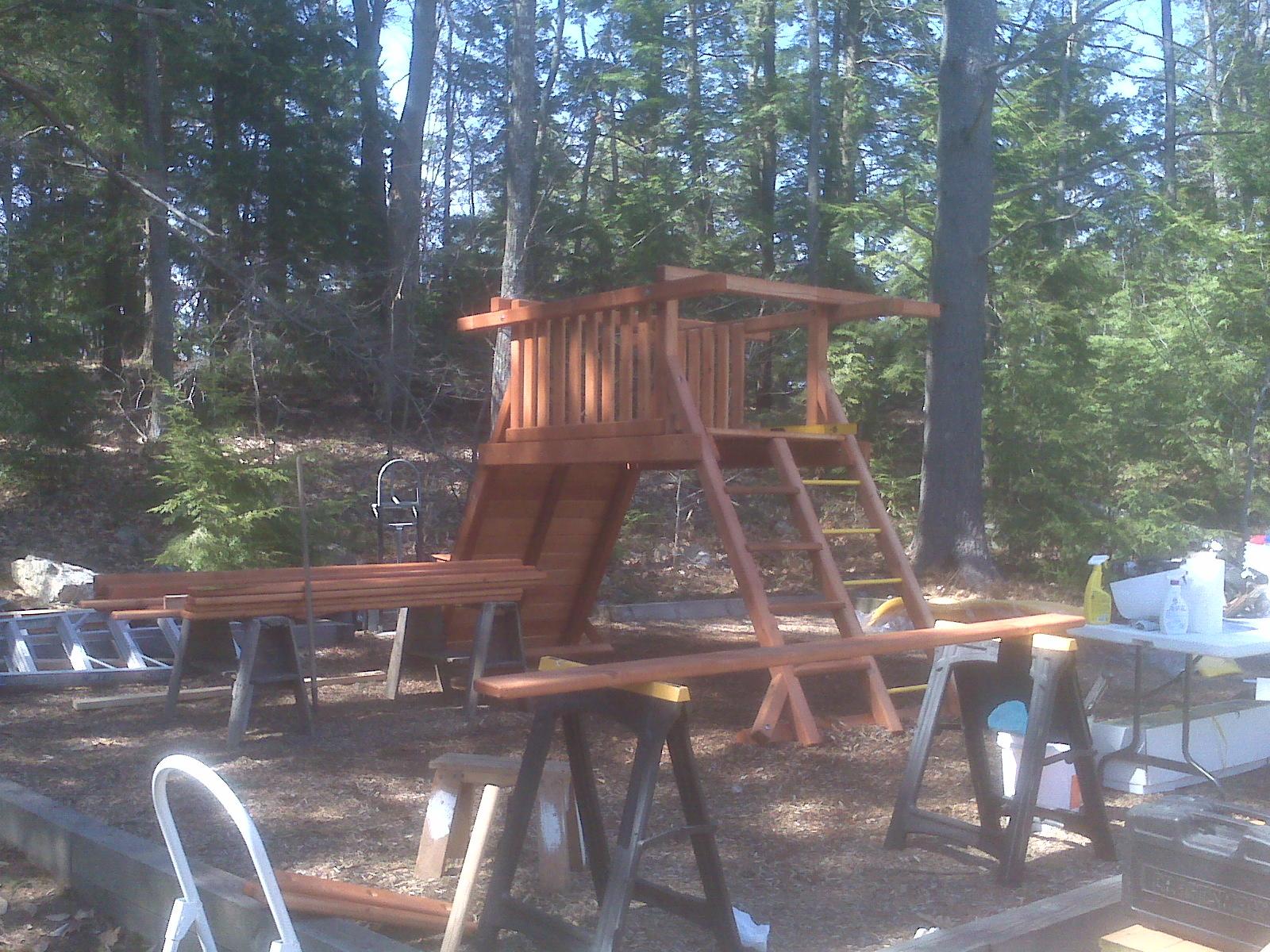 Wooden Playset Assembly