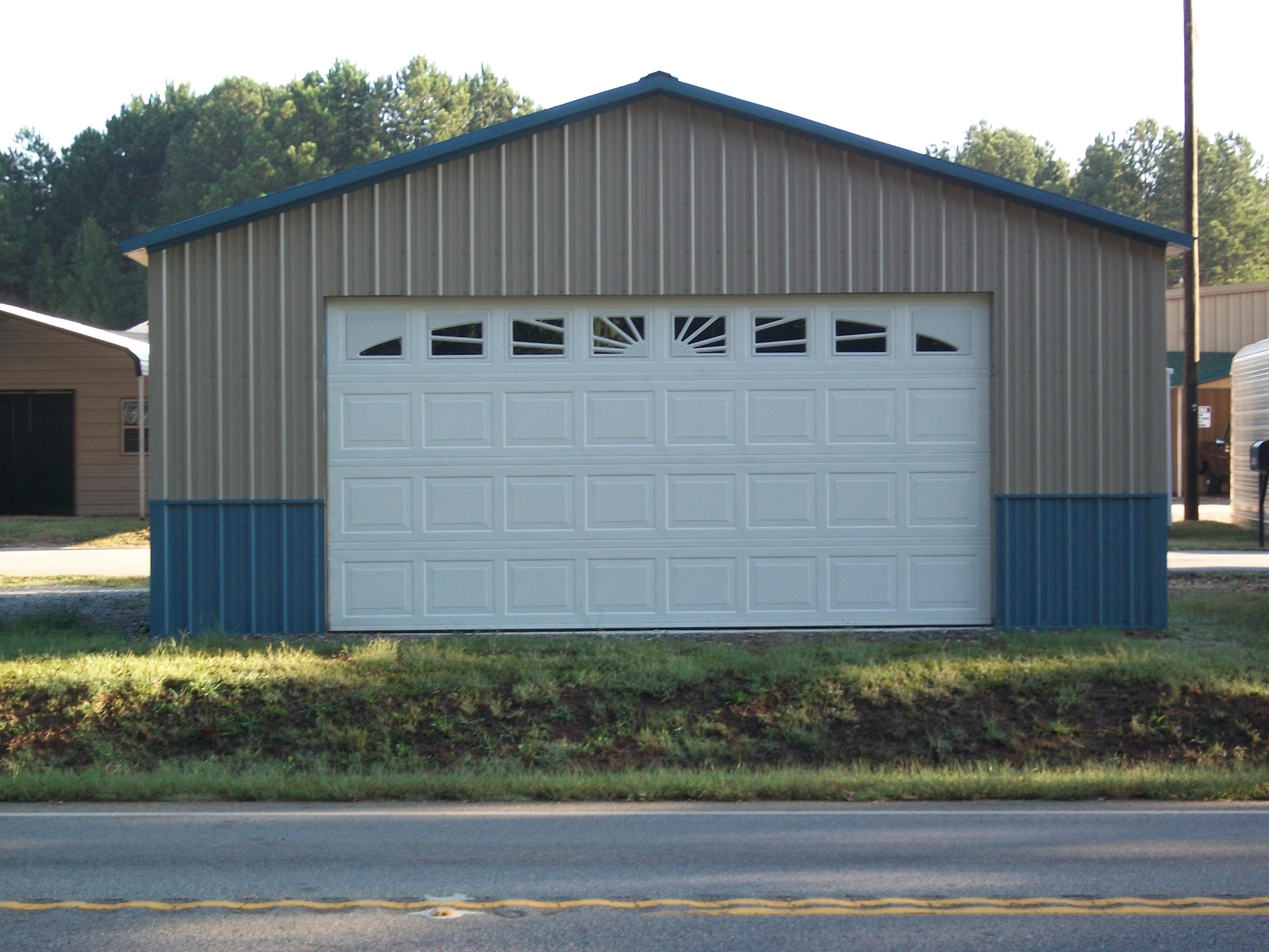 Garage With Wainscoting