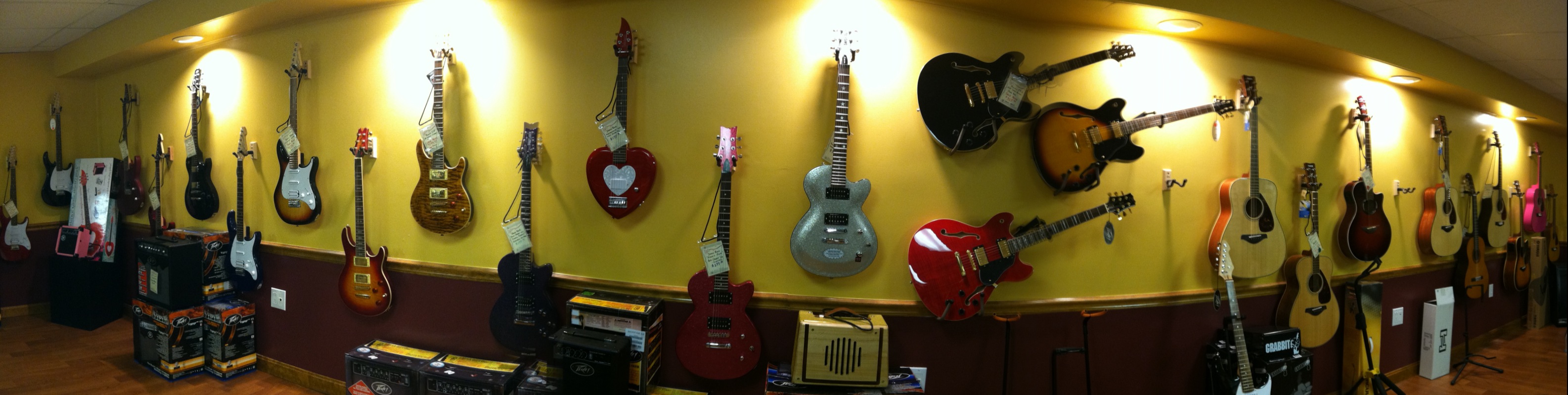 Guitar Wall Showroom