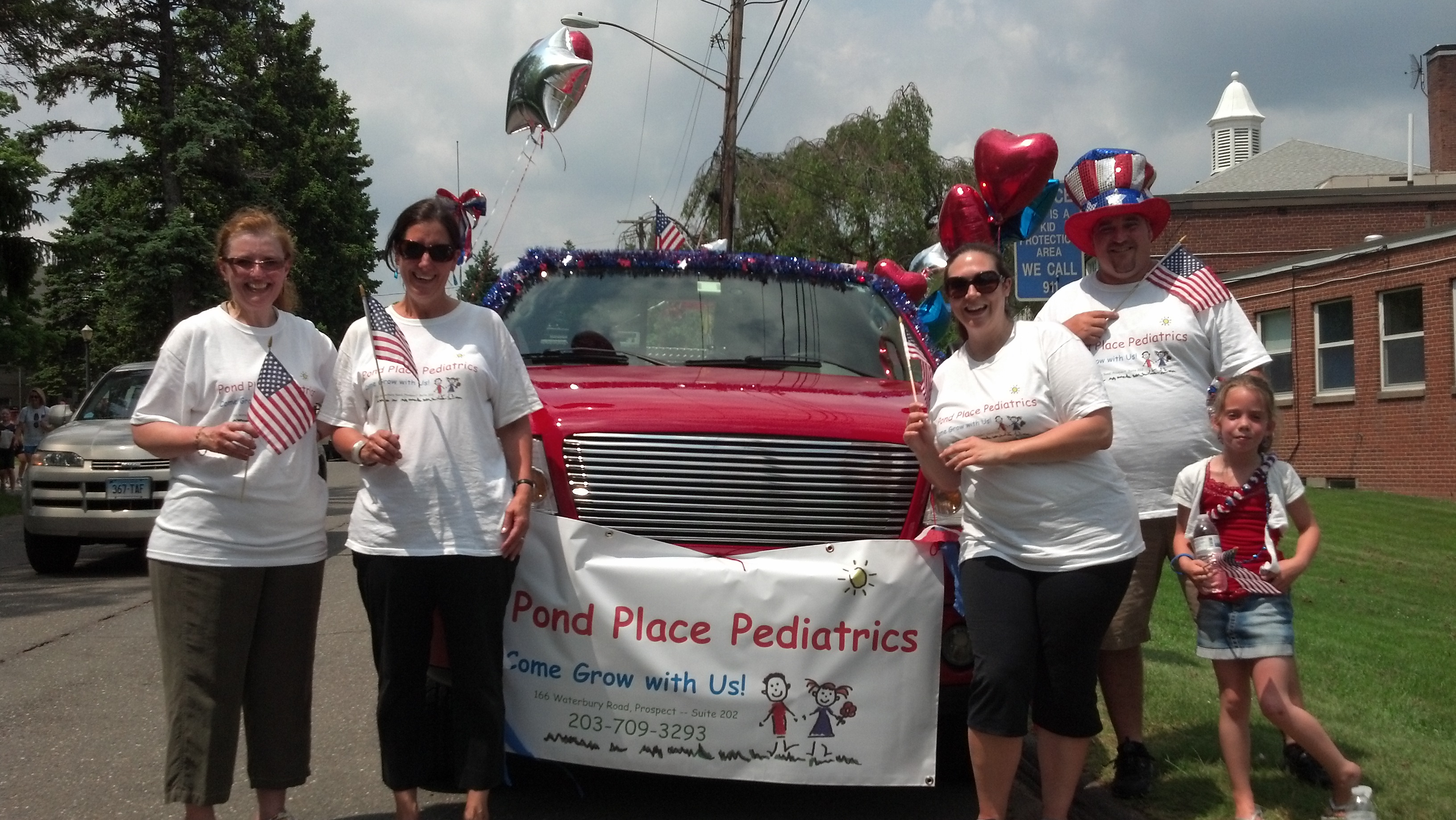 Pond Place Pediatrics at the Prospect Memorial Day parade 2012