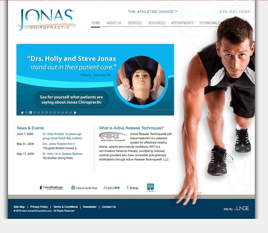 Jonas Chiropractic...The Athlete's Choice.