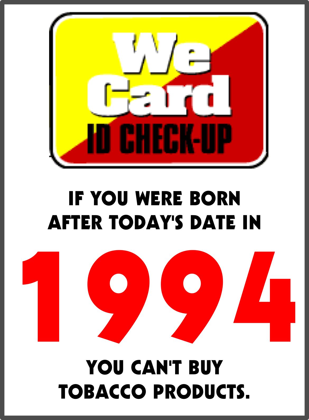 We Card 1994