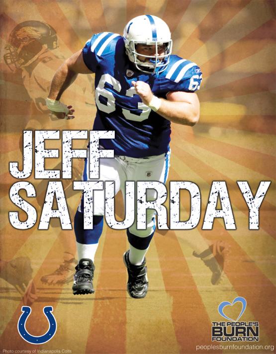 Jeff Saturday Poster for PBF by Halogen Designs