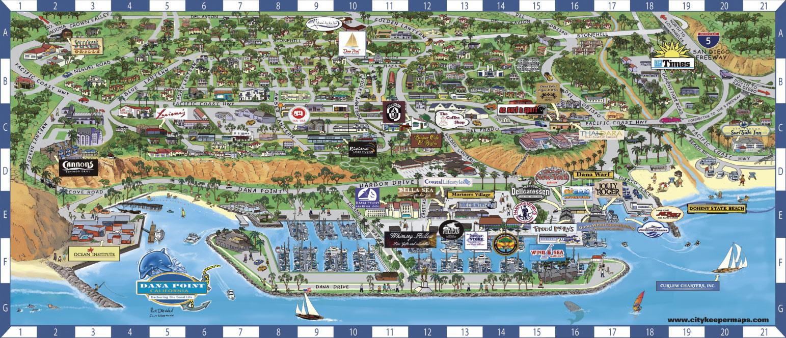 Dana Point Real Estate Community Map